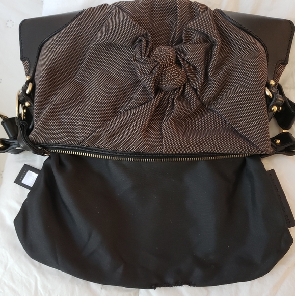 Fendi knotted canvas Baguette 12x6 - Picture 14 of 15